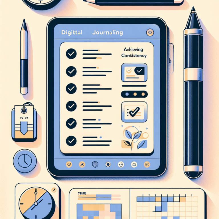 Achieving Consistency in Digital Journaling: Tips and Tricks