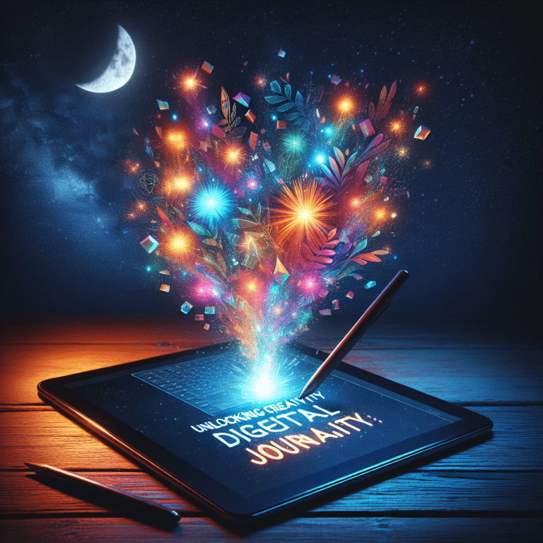Unlocking Creativity with Nighttime Digital Journaling