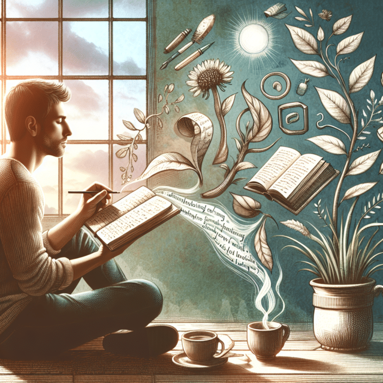 Embarking on a Journey of Emotional Healing through Journaling".